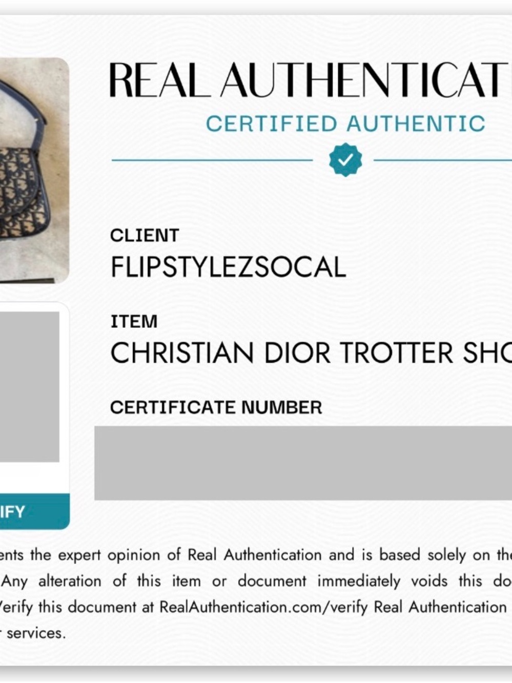Christian Dior Trotter Monogram Canvas Flap Shoulder Bag. Comes with COA - Picture 16 of 16